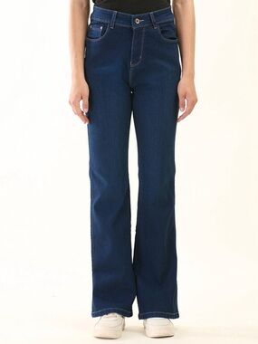 Albion Deep Blue Flare Jeans
